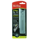 STERLING 18mm SNAP BLADES RE-FILL ( PKT 10)